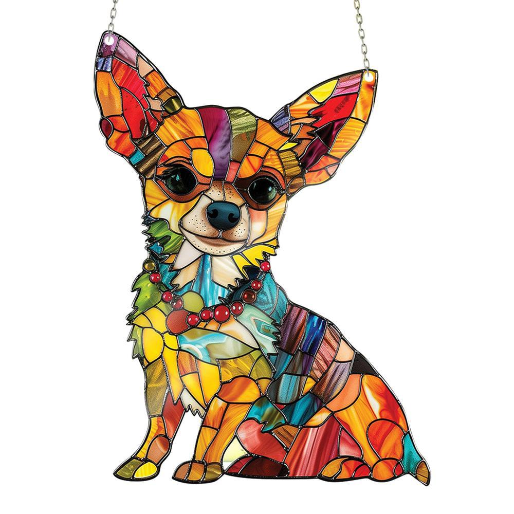 Colorful Mosaic Pendant for Dogs – Different Breeds Available