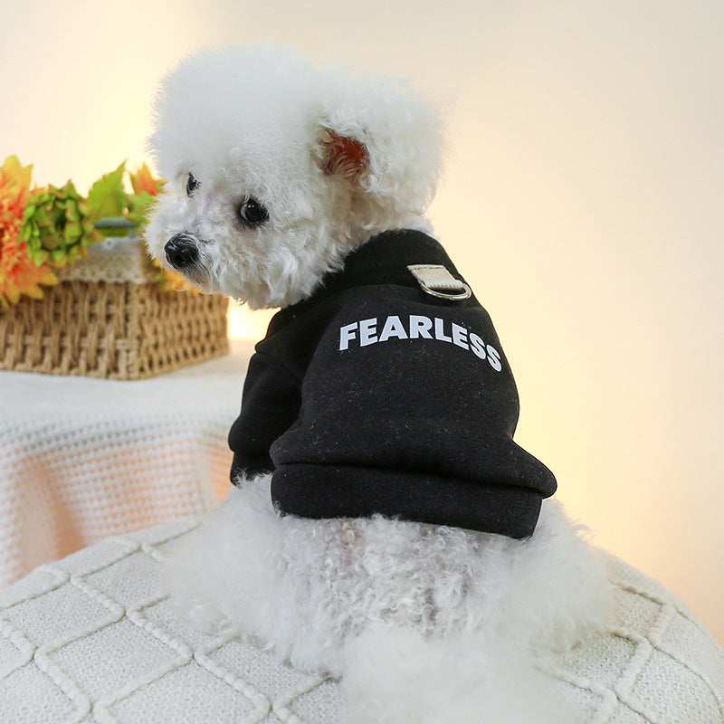 Maglione Invernale per Cani "Fearless" con Anello Guinzaglio