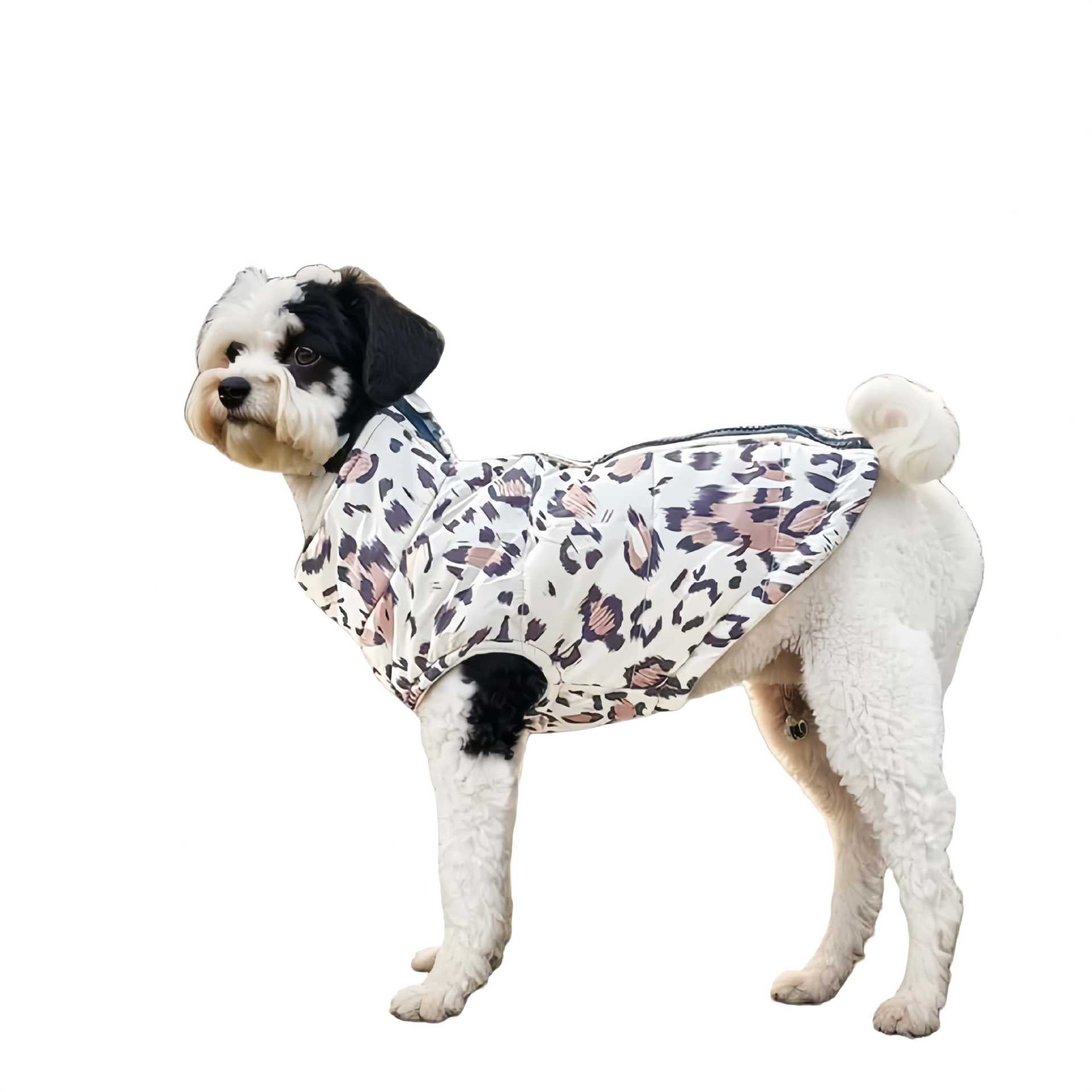 Cappotto Impermeabile per Cani "Vogue" - Con Pettorina e Colletto Protettivo