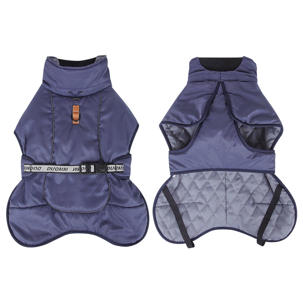 Duomm Wasserdichter Hundemantel | Regenmantel mit Pfoten | Dogmoda 