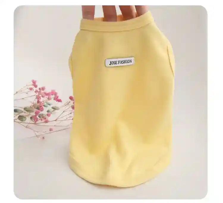 Canottiera in cotone per cani Bichon leggera e traspirante by Dog Moda