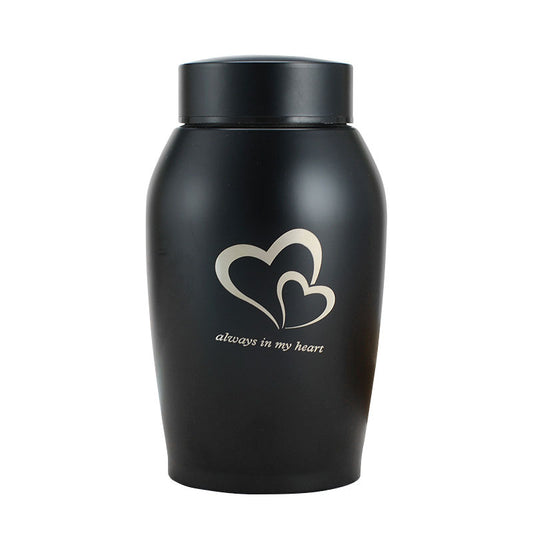 Elegant and Safe Stainless Steel Funeral Urn for Dogs and Cats