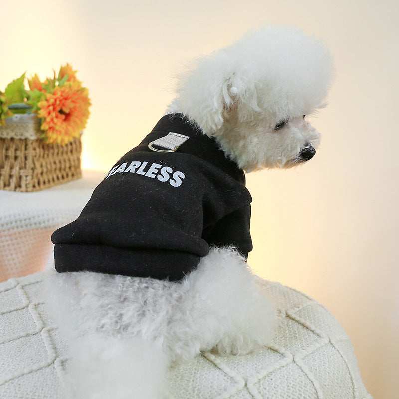Maglione Invernale per Cani "Fearless" con Anello Guinzaglio