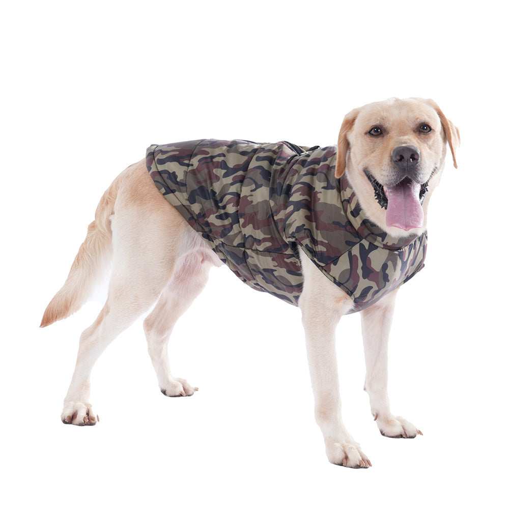"Survival" Large Dog Coat - Vest with Harness Ring
