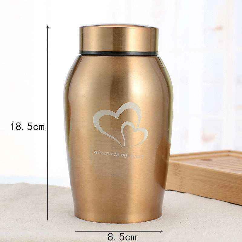 Urna Funeraria per Cani e Gatti in Acciaio Inox Elegante e Sicura by Dog Moda