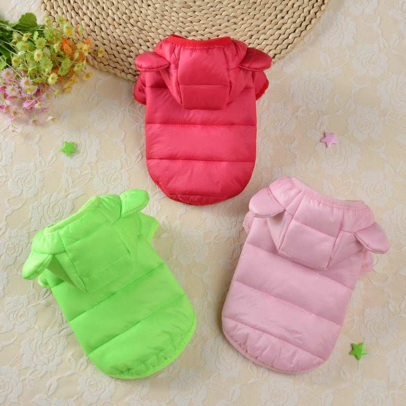 "ROAR" Dog Coat with Hood and Ears - Many Fun Styles