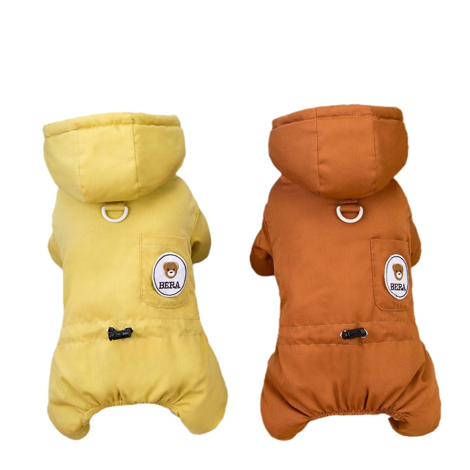 "Bera" Fleece Dog Coat with Hood and Harness