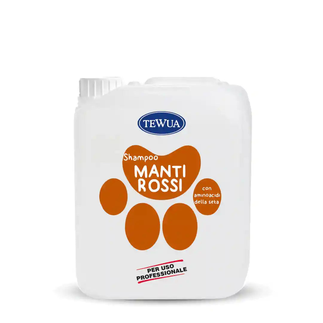 Shampoo Manti Rossi Nutritivo 5L - Rosso Intenso by Tewua