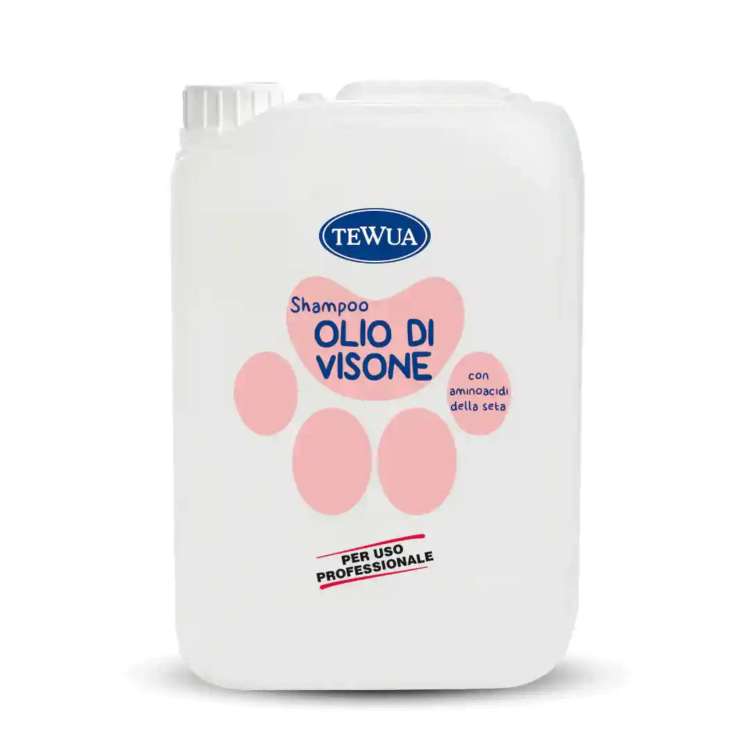Shampoo Olio di Visone Nutritivo 10L - Manti Secchi by Tewua