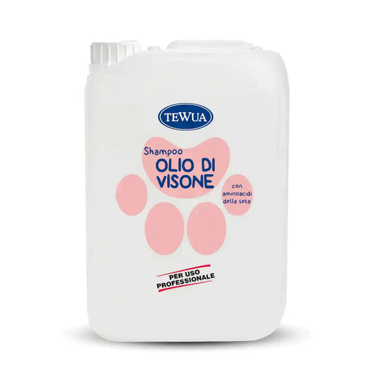 Shampoo Olio di Visone Nutritivo 10L - Manti Secchi by Tewua
