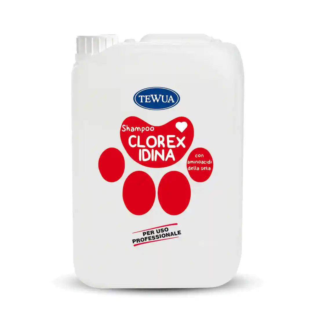Shampoo Clorexidina 10L - Trattamento Dermatologico by Tewua