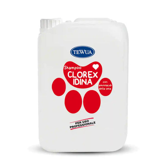 Shampoo Clorexidina 10L - Trattamento Dermatologico by Tewua