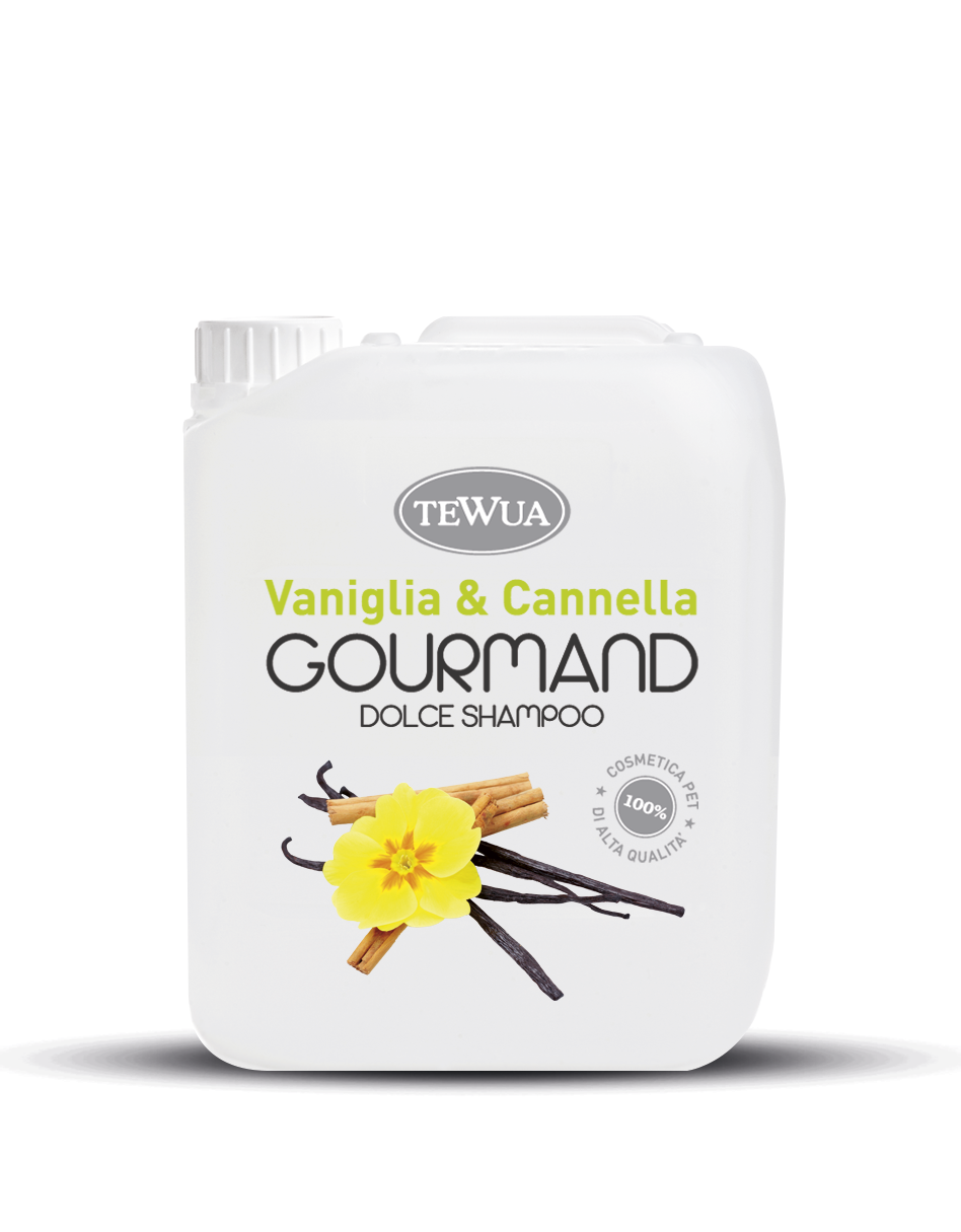 Shampoo Gourmand Vaniglia & Cannella 5L - Profumato by Dog Moda