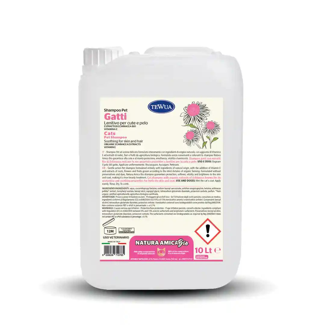 Shampooing apaisant pour chats 10L - Échinacée Bio