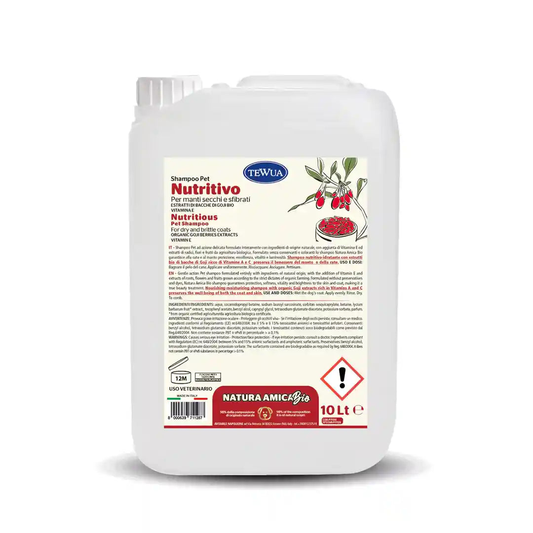 Shampoo Nutritivo Bacche Goji 10L - Manti Secchi by Dog Moda
