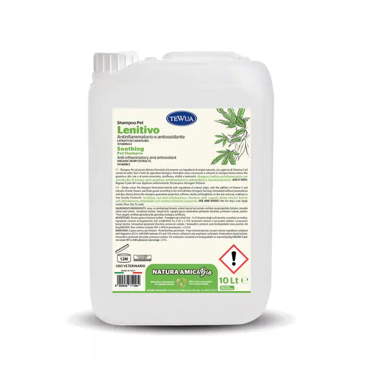 Shampoo Lenitivo Canapa 10L - Antinfiammatorio Bio by Dog Moda