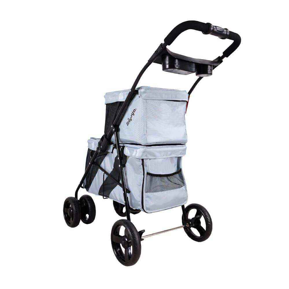 double decker cat stroller Ibiyaya Double Decker Dog and Cat Stroller – Dog Moda