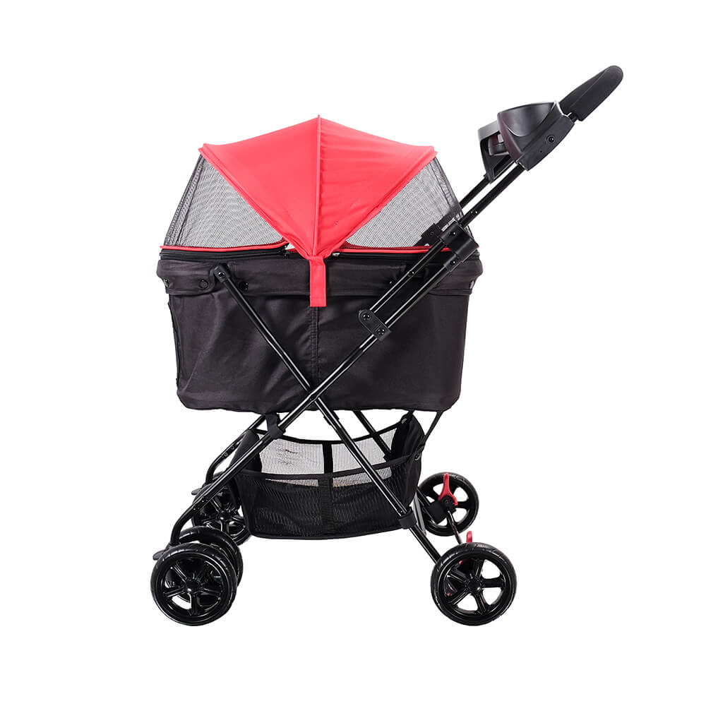Ibiyaya Easy Strolling Dog and Cat Stroller – Simple and Lightweight