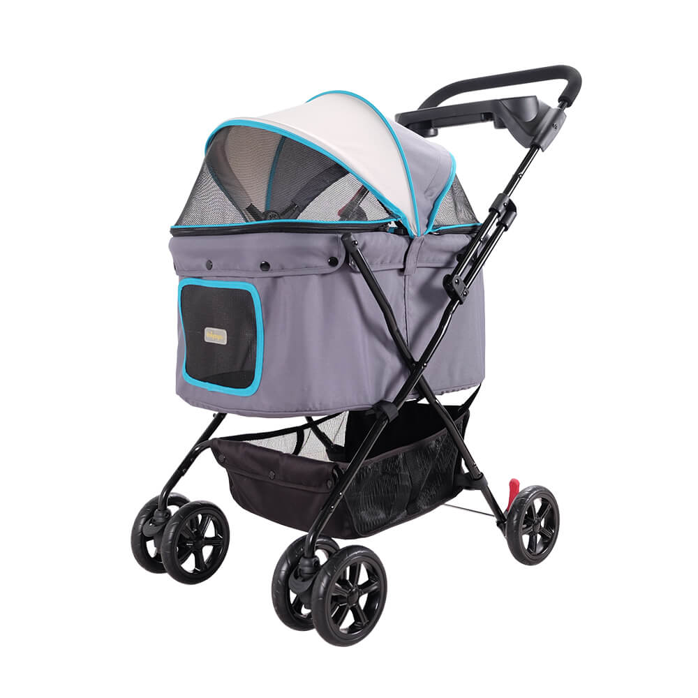 Ibiyaya Easy Strolling Dog and Cat Stroller – Simple and Lightweight