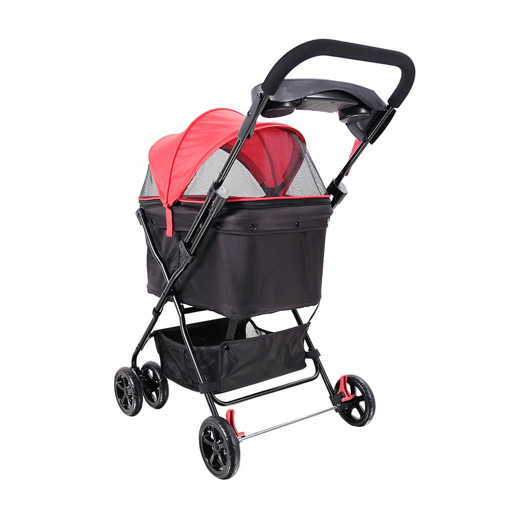 Ibiyaya Easy Strolling Dog and Cat Stroller – Simple and Lightweight
