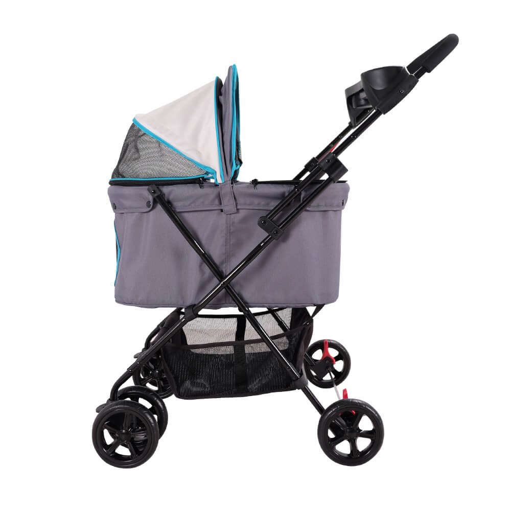 Ibiyaya Easy Strolling Dog and Cat Stroller – Simple and Lightweight