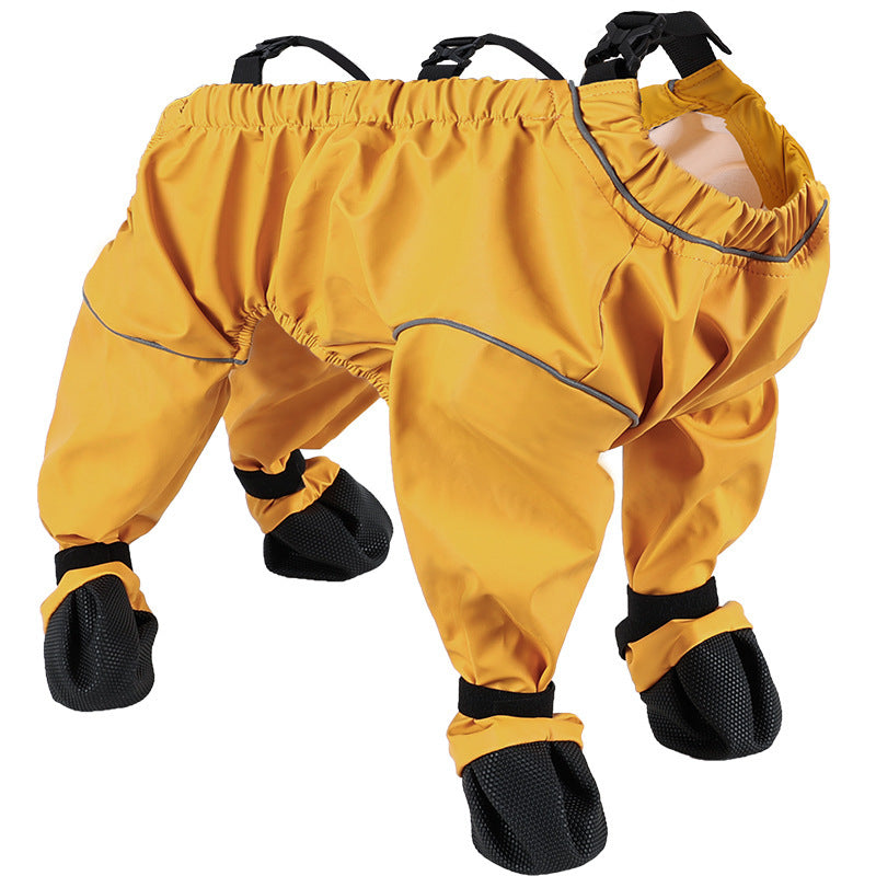 Tutina impermeabile per cani "Zoe", con scarpine integrate, chiusura regolabile e protezione da pioggia, fango e neve. Perfetta per ogni stagione.