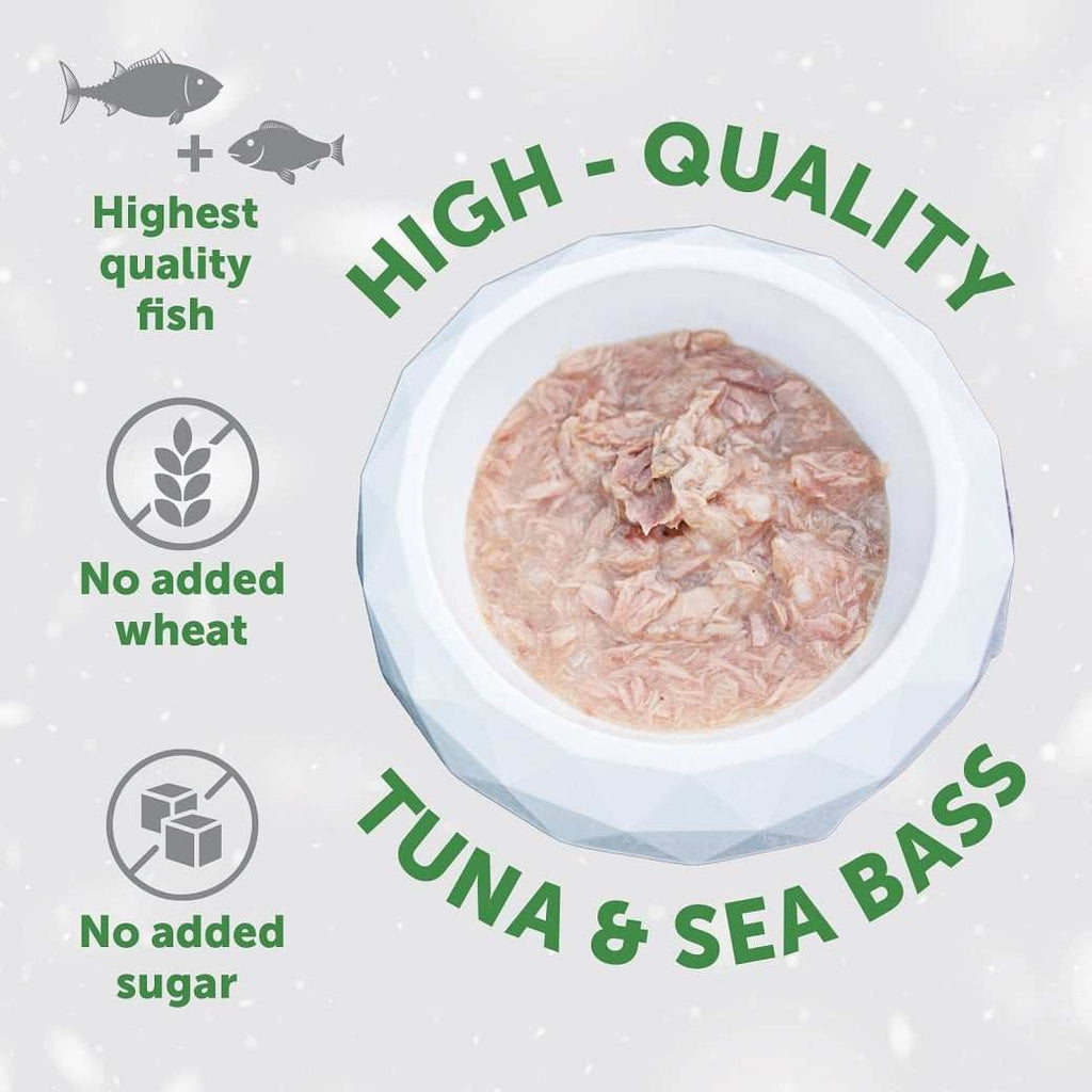 Wet Food for Dogs White Coat Tuna and Sea Bass | 70g Nature's Protection