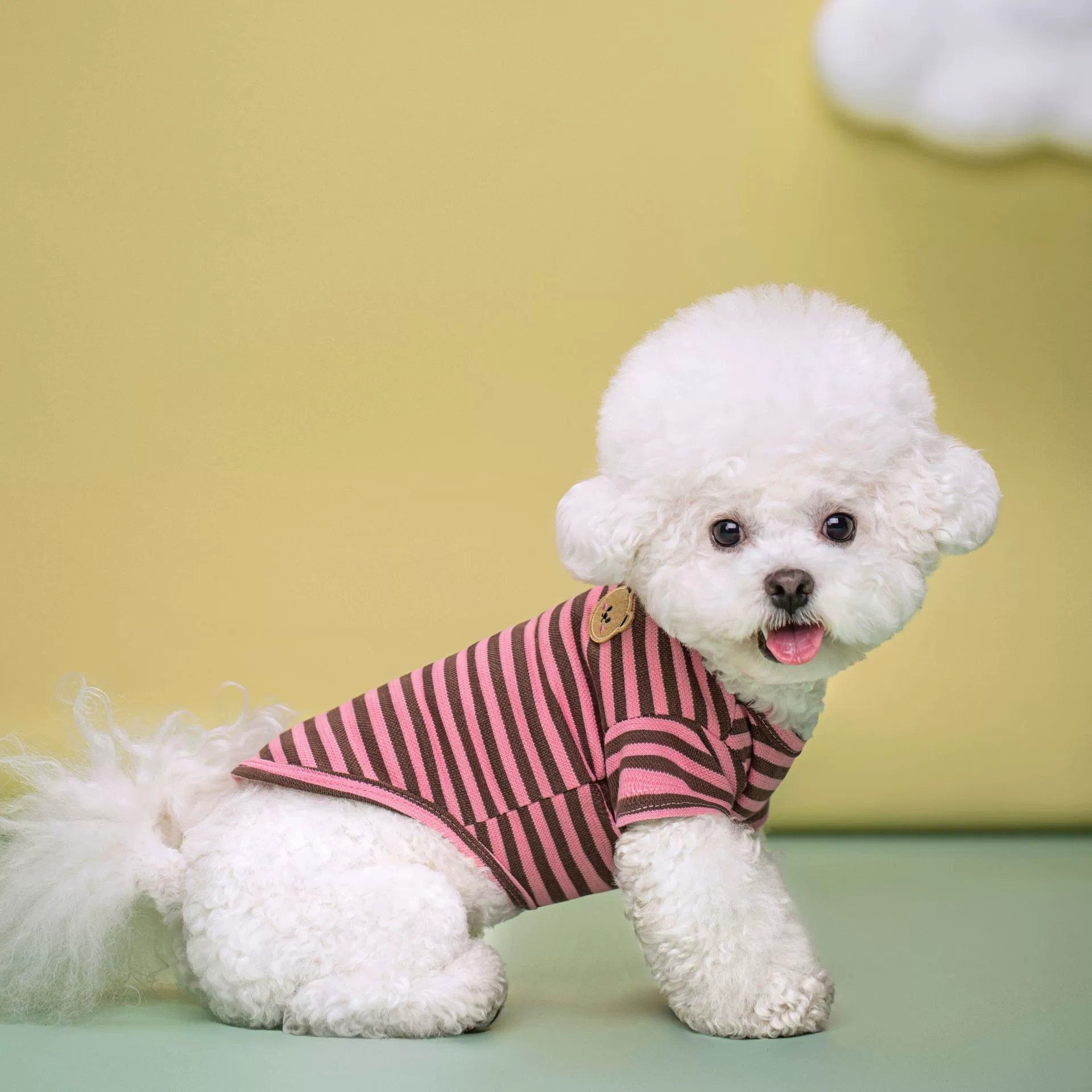 Stile a Righe: Magliettina Chic per Cani di Piccola Taglia - Dog Moda