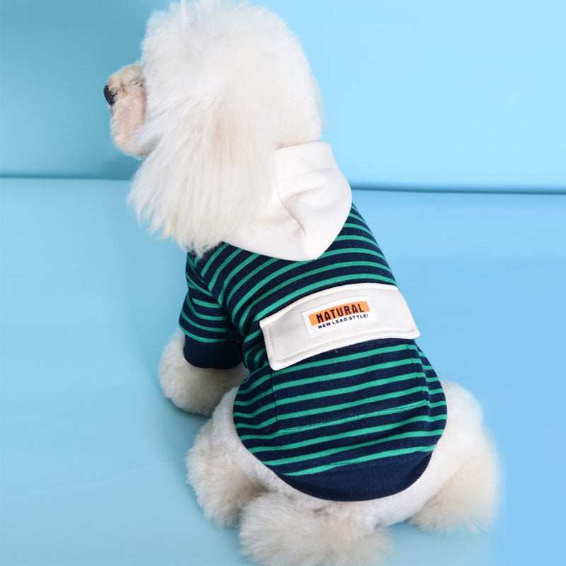 Felpina Chic a Righe per Cani - Dog Moda