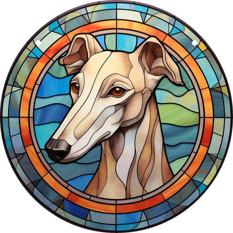 Pendaglio Cani Colorato con Catenella - Diverse Razze