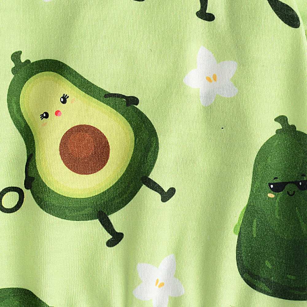 Four-legged "Avocado" dog pajamas in polyester | DogModa
