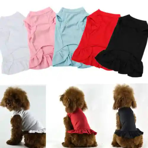 Vestitino per Cani con Gonnellina Principessa in Cotone by Dog Moda