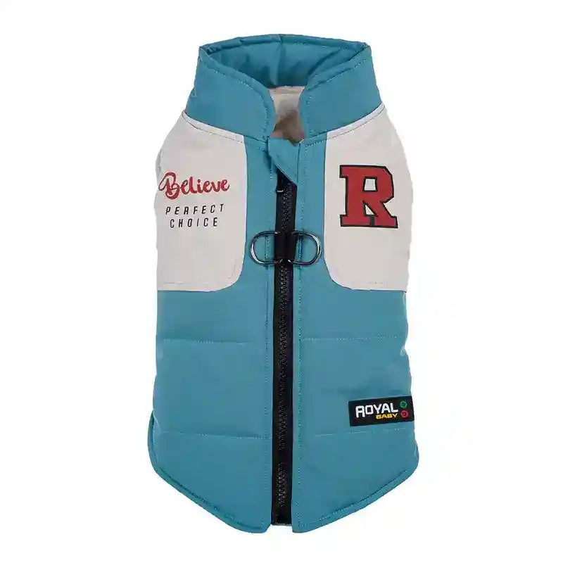 Abrigo acolchado Royal para perros con cremallera - Impermeable