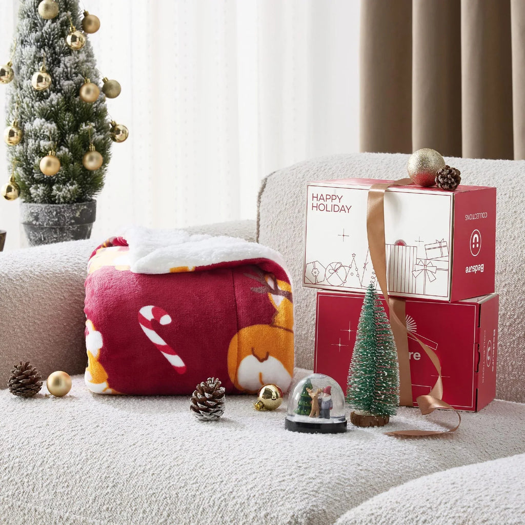 Corgi-filt för soffa och säng - mjuk och varm