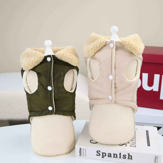 Cappottino Chill per Cani - Colletto Ecopelle, Stile Nordic