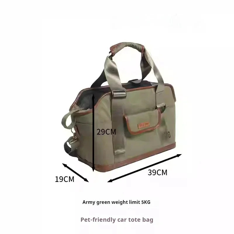 Blue Port Dog Cat Carrier Bag - 39x29x19cm