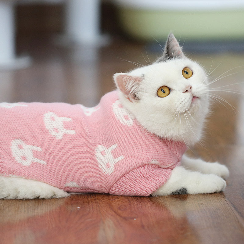 Cat Sweater – Soft, Warm and Available in Many Patterns