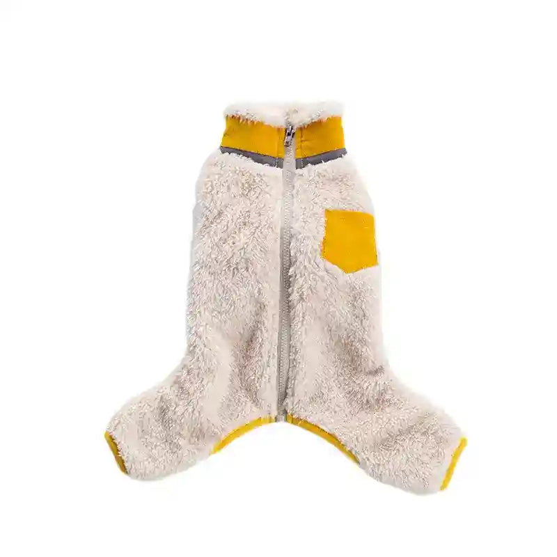 Pigiama Cane Pile Parfum 4 Zampe con Zip - Tutina Cane by Dog Moda