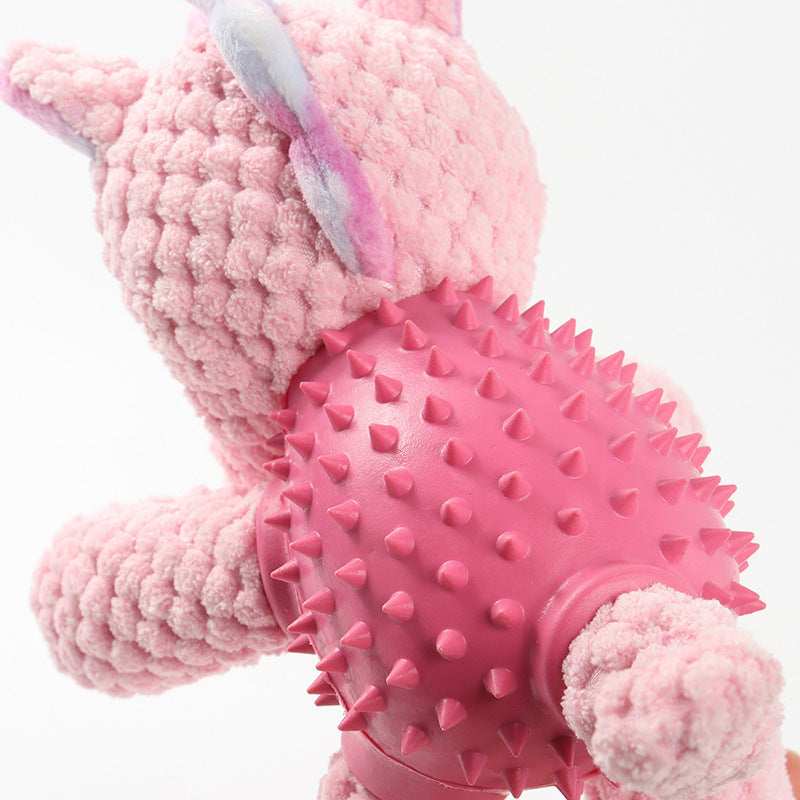 Peluche per Cani con Pallina Portapremietti – Cagnolino, Unicorno e Bradipo - Dog Moda