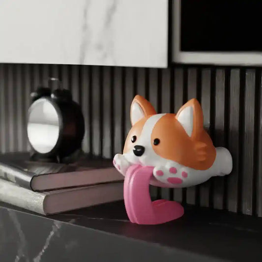 Statua Corgi in Salto - Decorazione Resina Simpatica by Dog Moda