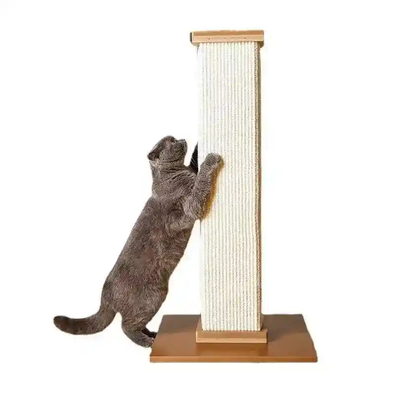 Torre Rascador para Gatos 80cm - Madera y Sisal Natural