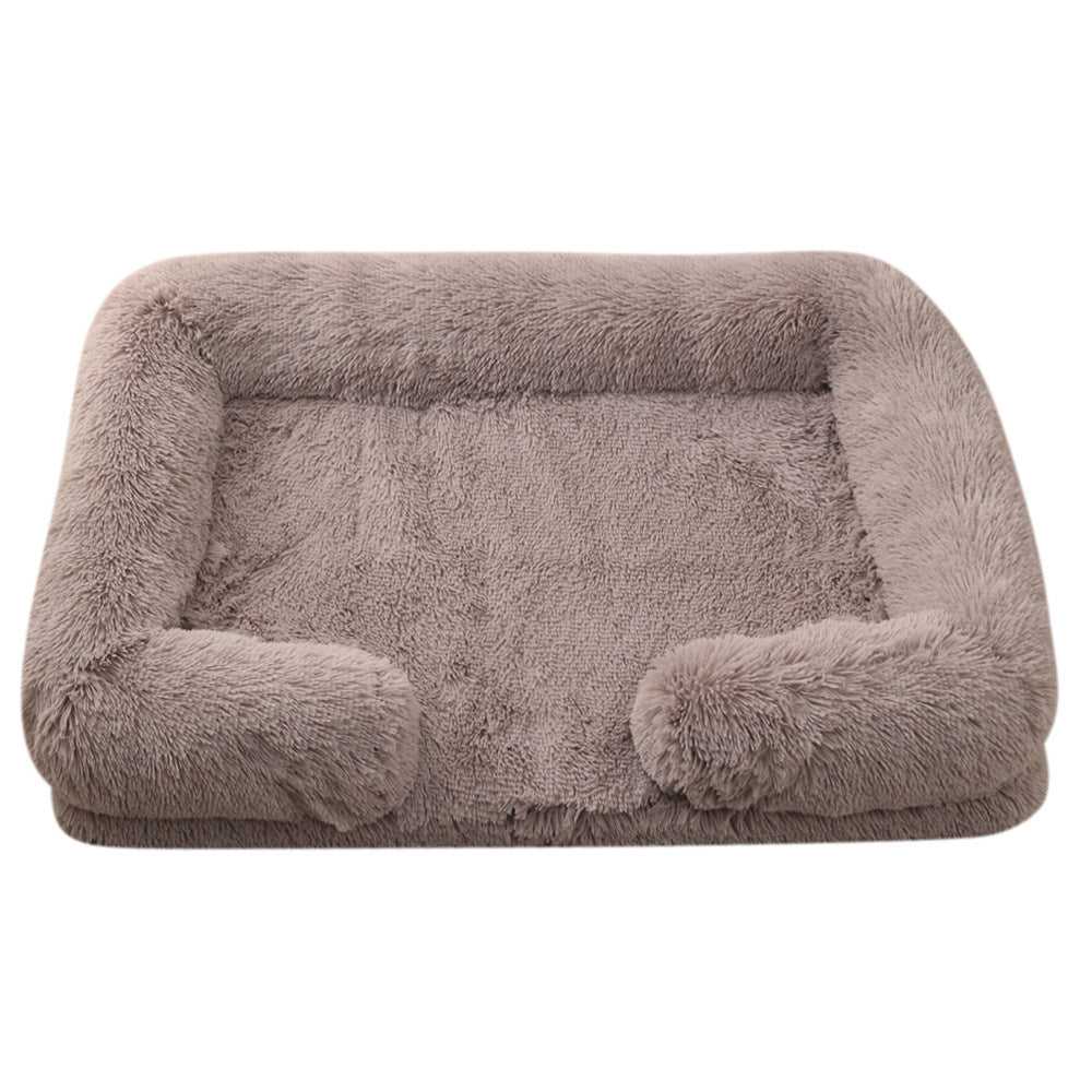 Fluffy Rectangular Dog and Cat Bed - The Perfect Winter Nest