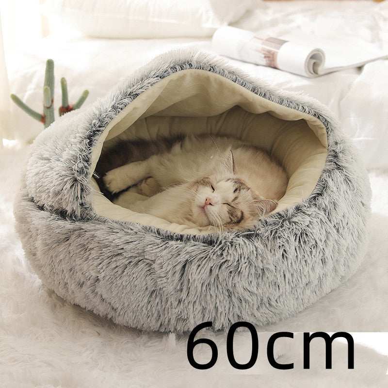 Cuccia Avvolgente "Comfort Ciambella" in Pile con Copertina - Dog Moda
