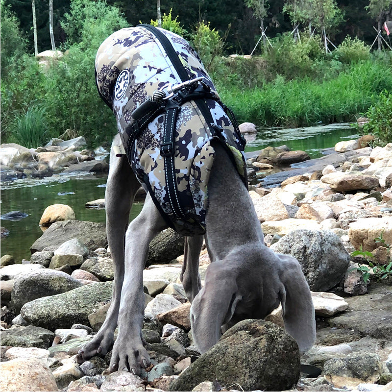 Giacca per cani impermeabile in pile con pettorina integrata "Forest" - Protezione e Stile per il tuo Cane