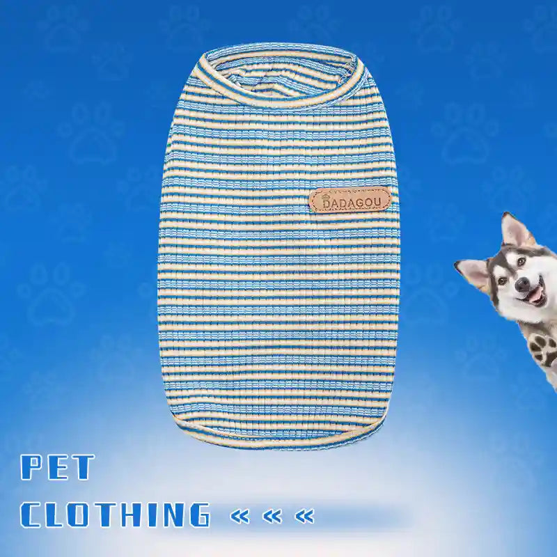 Maglia a Righe per Cani Dadagou - Fresca e Traspirante by Dog Moda