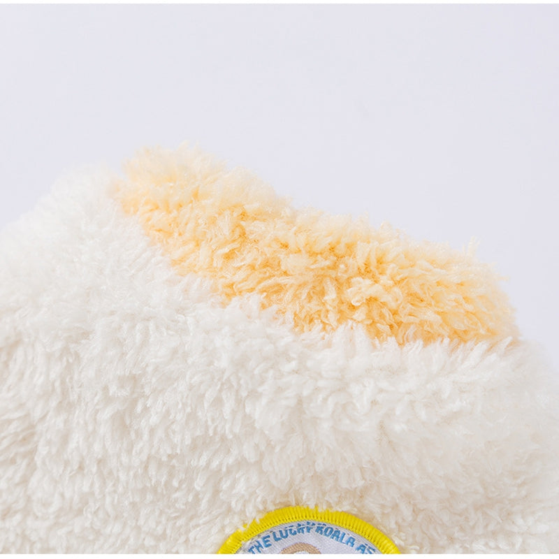 Koala Sweater for Dogs and Cats - White with Peach Details