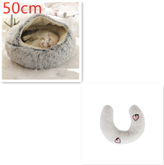 Cuccia Avvolgente "Comfort Ciambella" in Pile con Copertina - Dog Moda