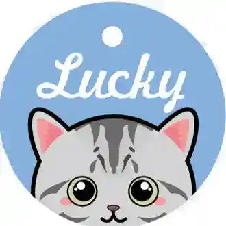 Medaglietta Gatto Personalizzata con Nome e Campanellino by Dog Moda