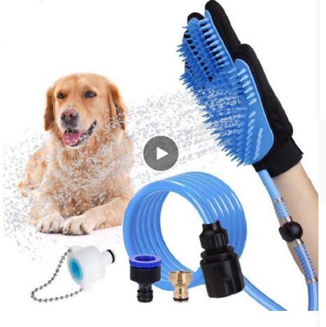 AquaPaw Pro - Guanto Doccia Massaggiante per Cani con Spruzzatore Integrato - Dog Moda