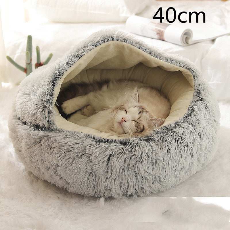 Cuccia Avvolgente "Comfort Ciambella" in Pile con Copertina - Dog Moda